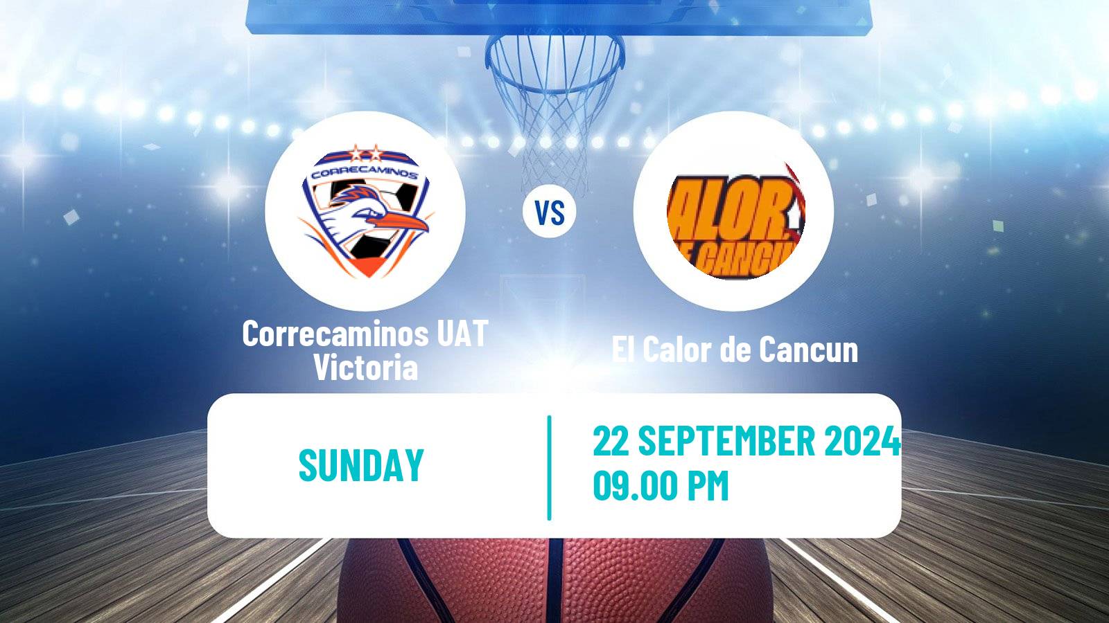 Basketball Mexican LNBP Correcaminos UAT Victoria - El Calor de Cancun