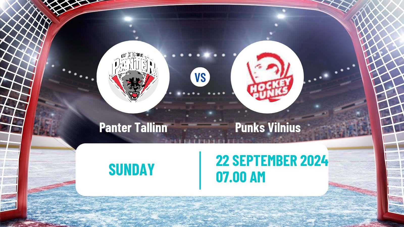 Hockey Latvian Hokeja Liga Panter Tallinn - Punks Vilnius