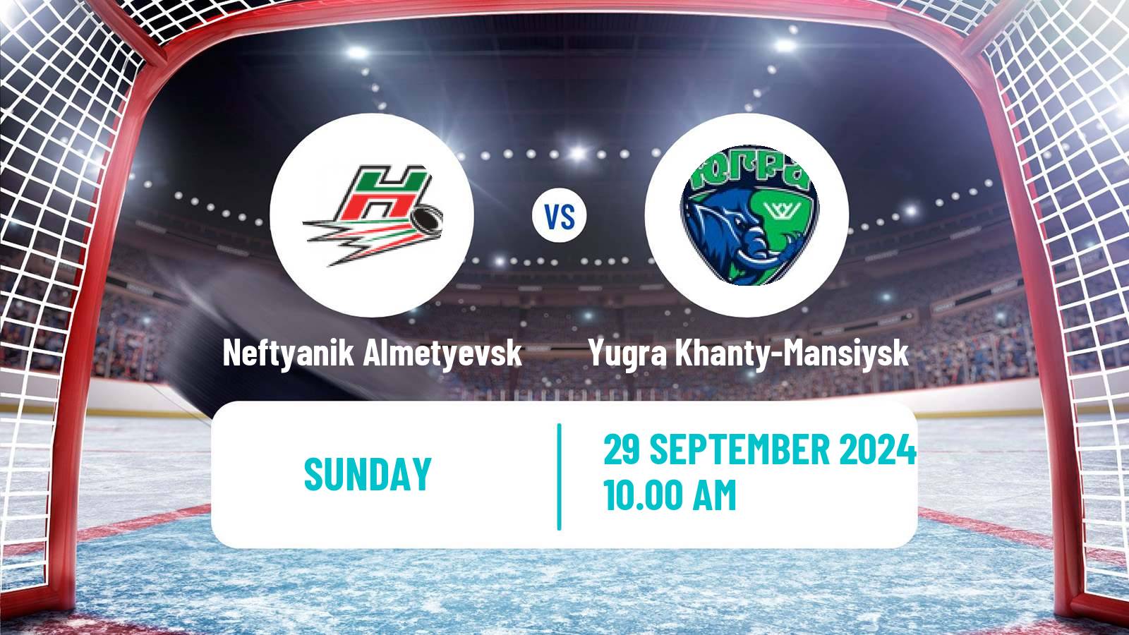 Hockey VHL Neftyanik Almetyevsk - Yugra Khanty-Mansiysk