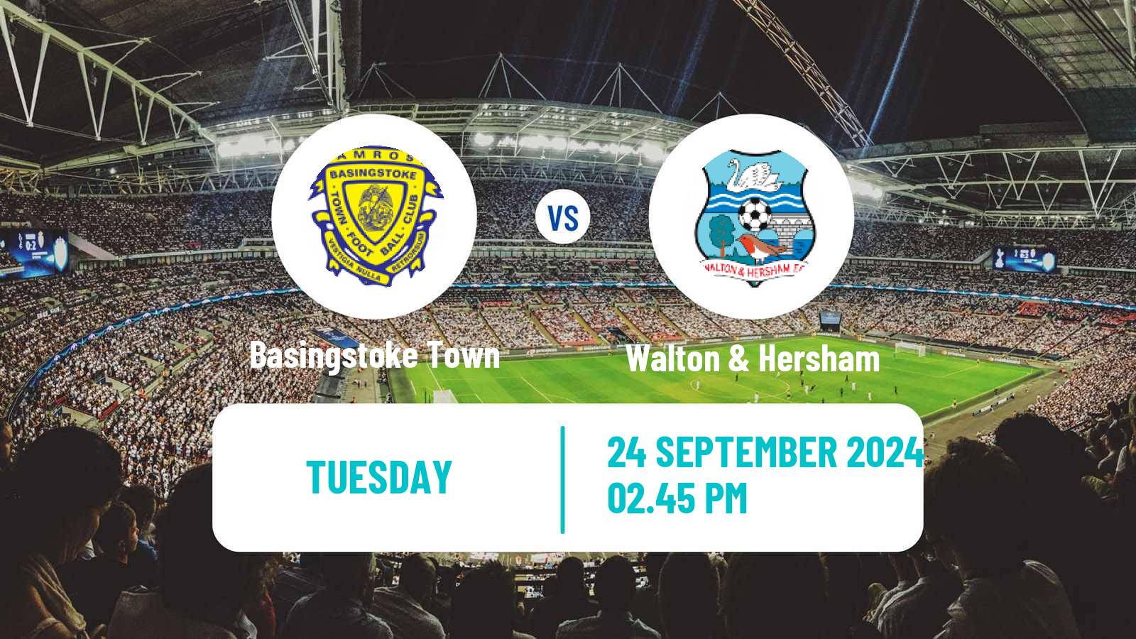 Soccer English Southern League South Division Basingstoke Town - Walton & Hersham