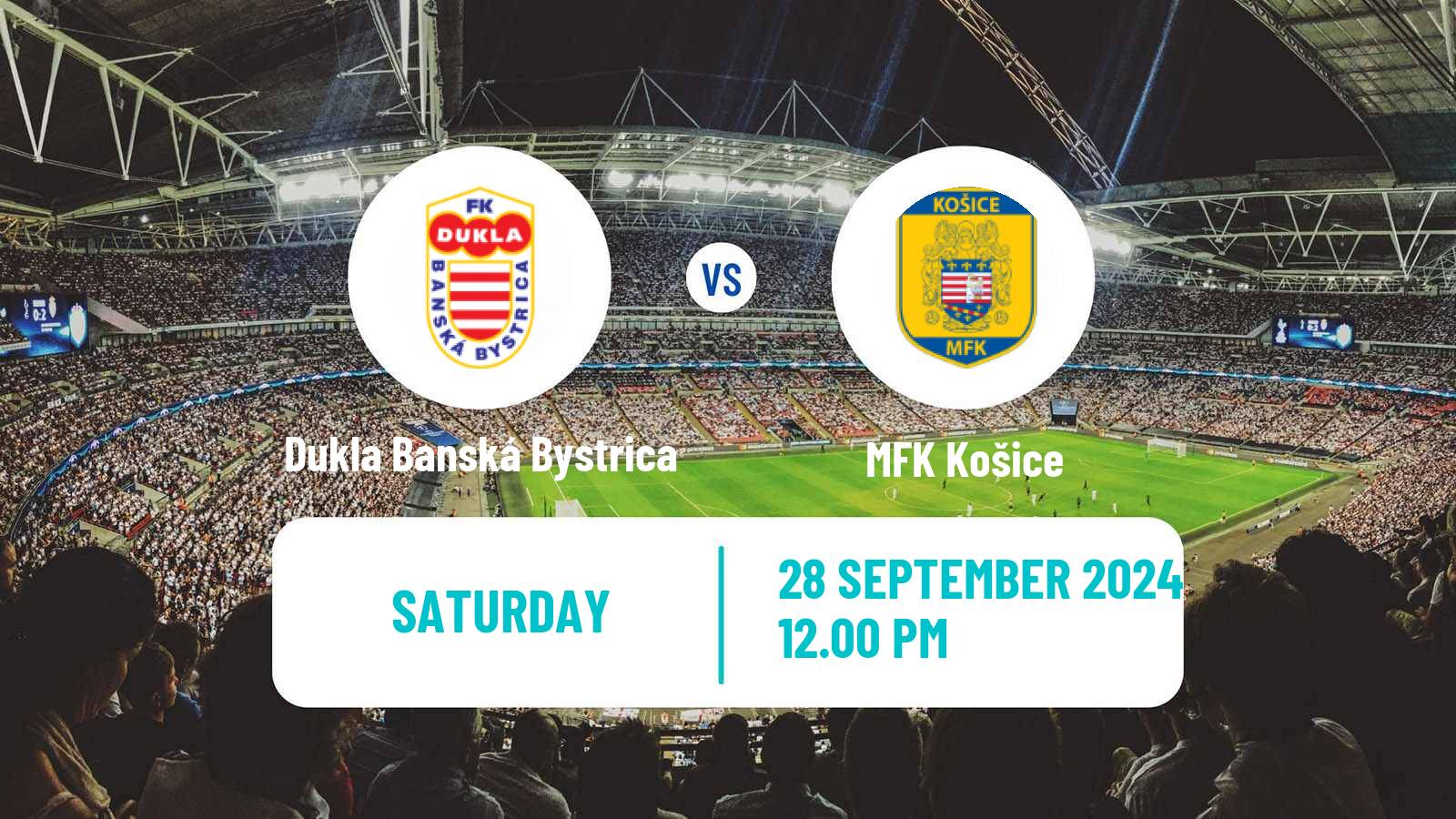 Soccer Slovak Superliga Dukla Banská Bystrica - MFK Košice