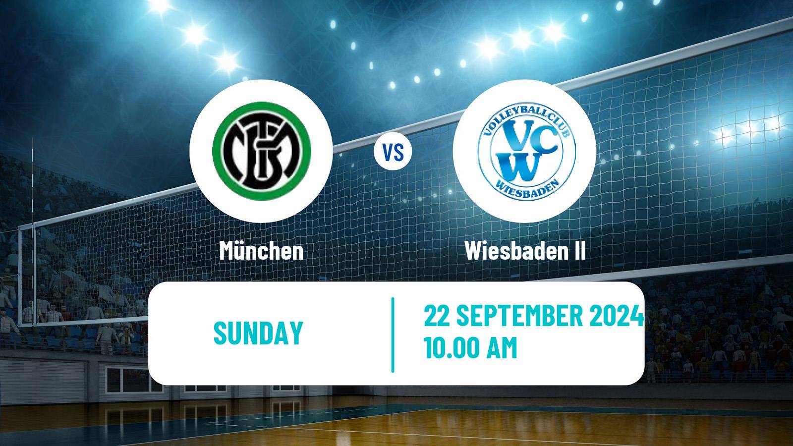 Volleyball German 2 Bundesliga South Volleyball Women München - Wiesbaden II