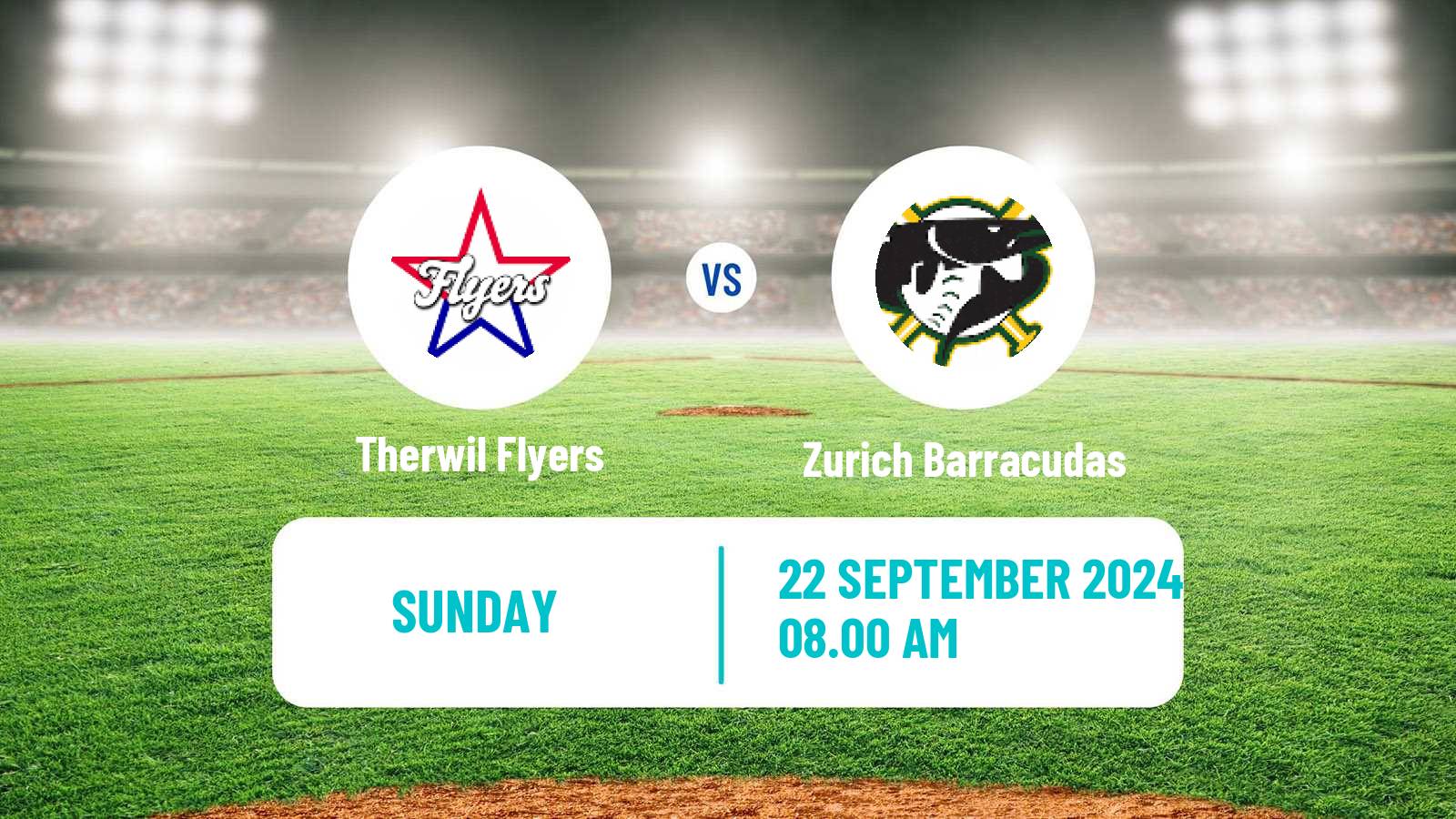 Baseball Swiss NLA Baseball Therwil Flyers - Zurich Barracudas