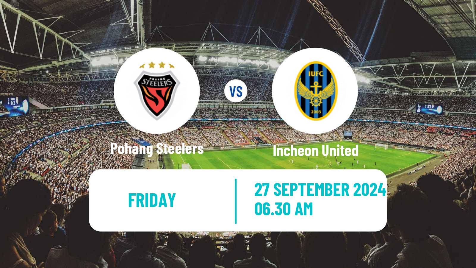 Soccer South Korean K-League 1 Pohang Steelers - Incheon United