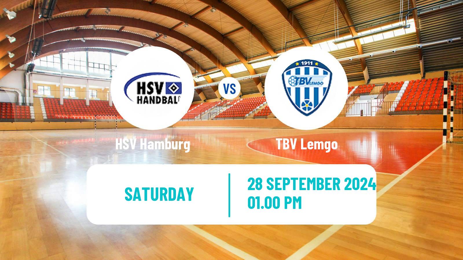 Handball German Bundesliga Handball HSV Hamburg - TBV Lemgo