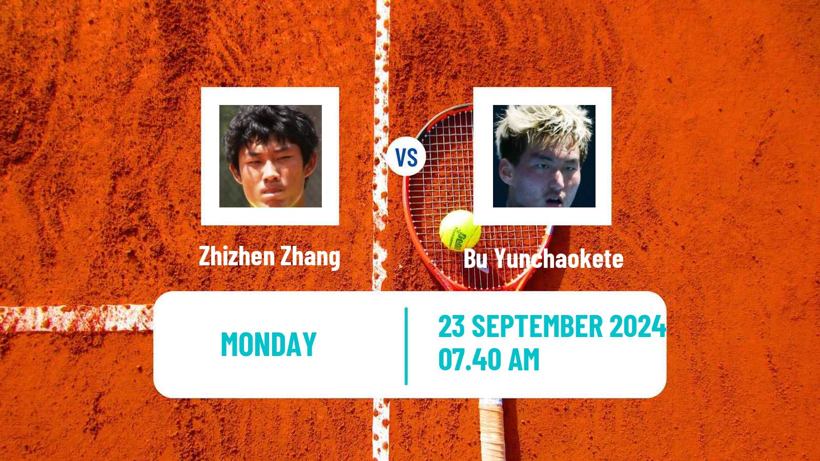 Tennis ATP Hangzhou Zhizhen Zhang - Bu Yunchaokete