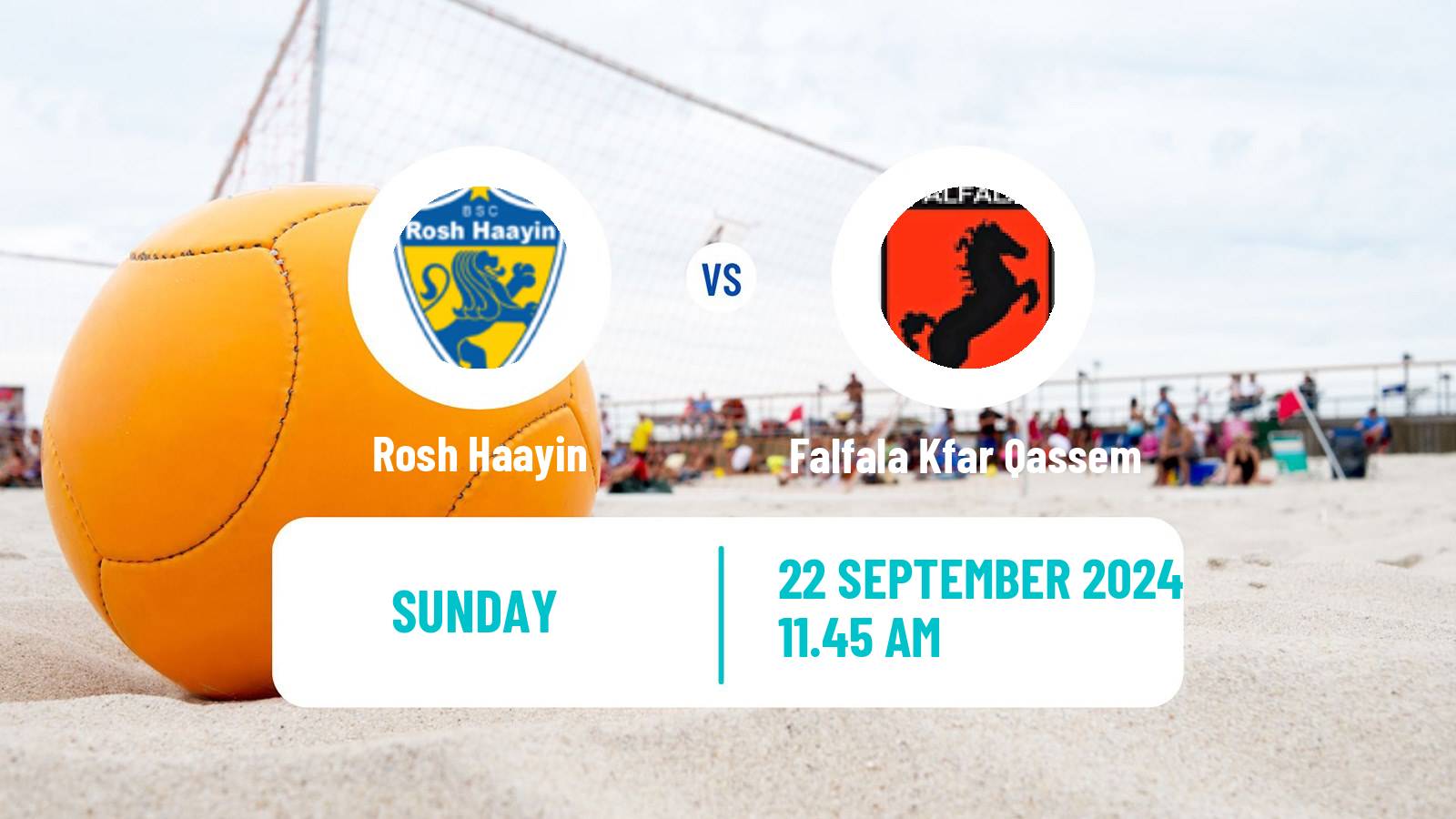 Beach soccer World Winners Cup Rosh Haayin - Falfala Kfar Qassem