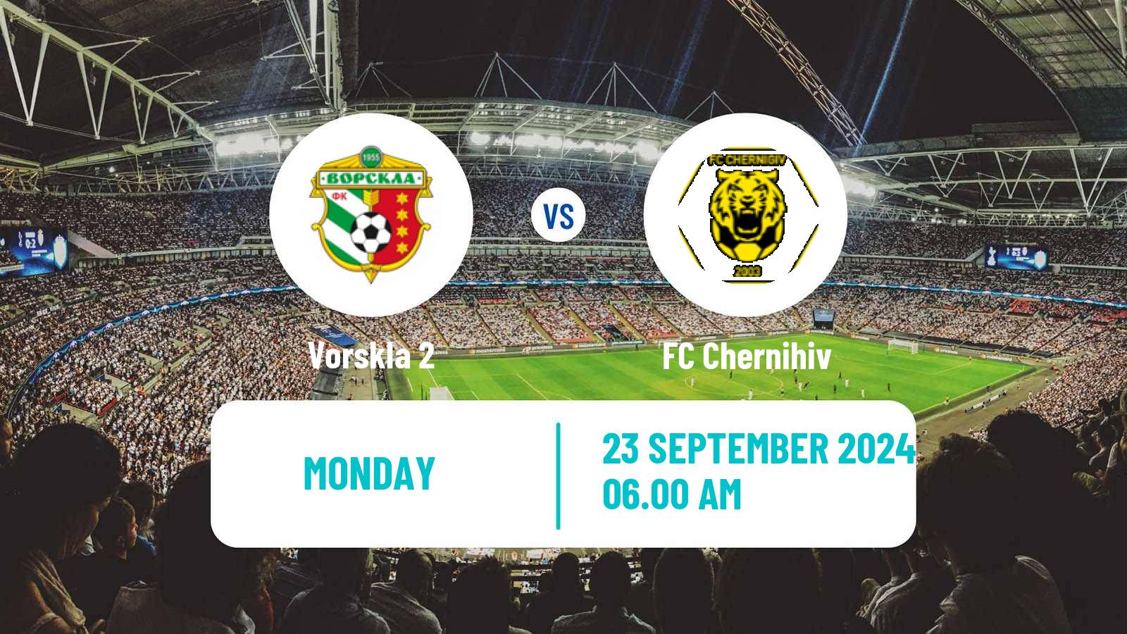 Soccer Ukrainian Druha Liga Vorskla 2 - Chernihiv