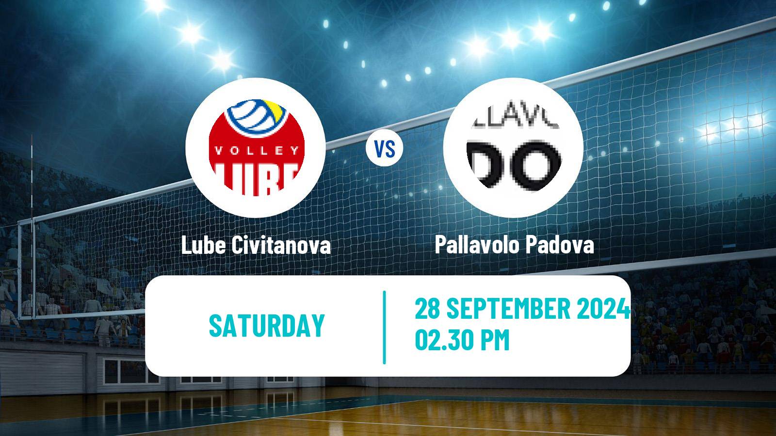 Volleyball Italian SuperLega Volleyball Lube Civitanova - Pallavolo Padova