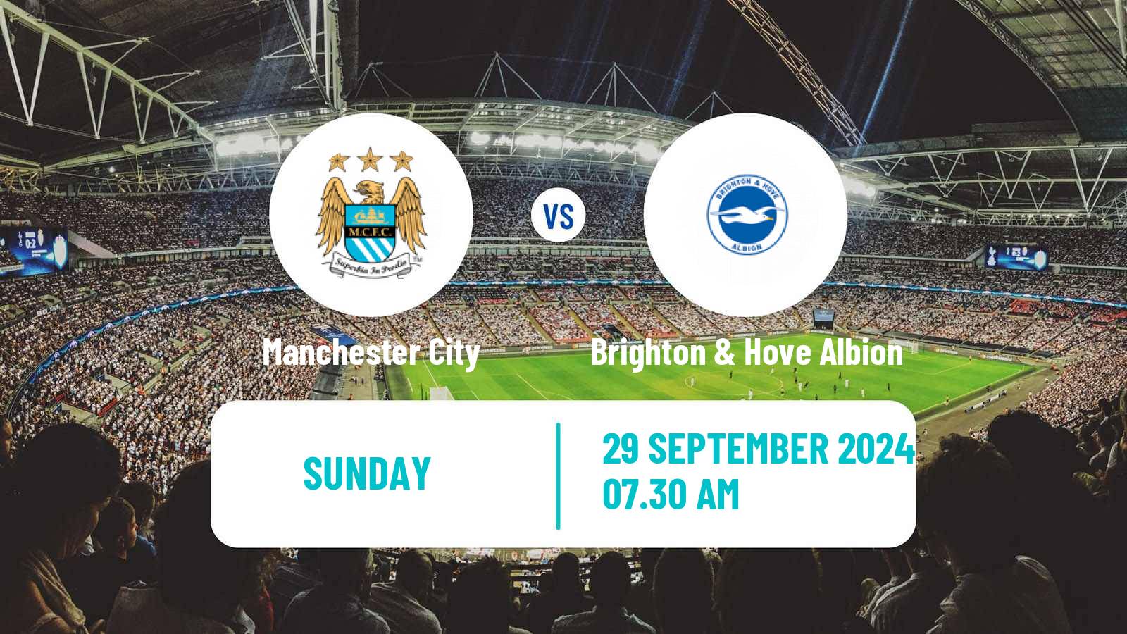 Soccer English WSL Manchester City - Brighton & Hove Albion