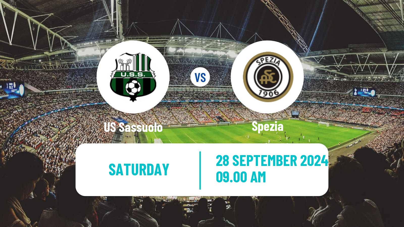 Soccer Italian Serie B Sassuolo - Spezia