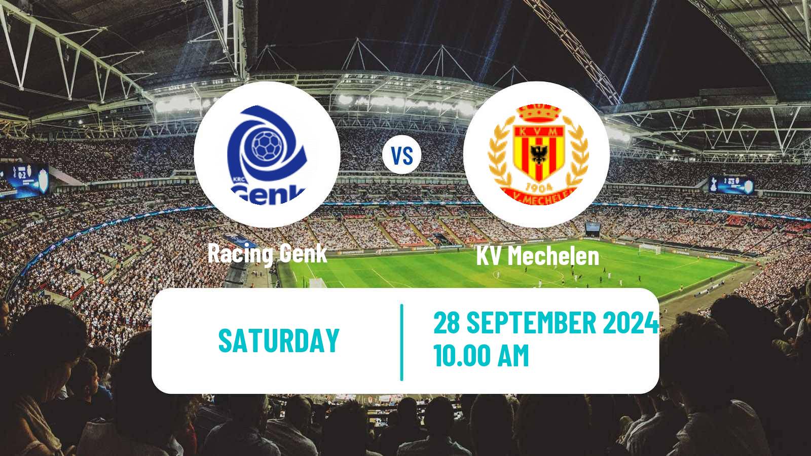 Soccer Belgian Jupiler Pro League Genk - KV Mechelen