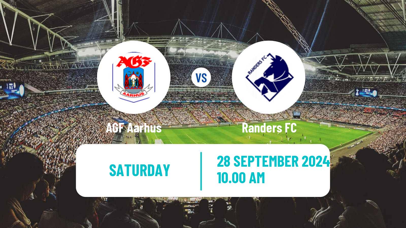 Soccer Danish Superliga AGF Aarhus - Randers FC