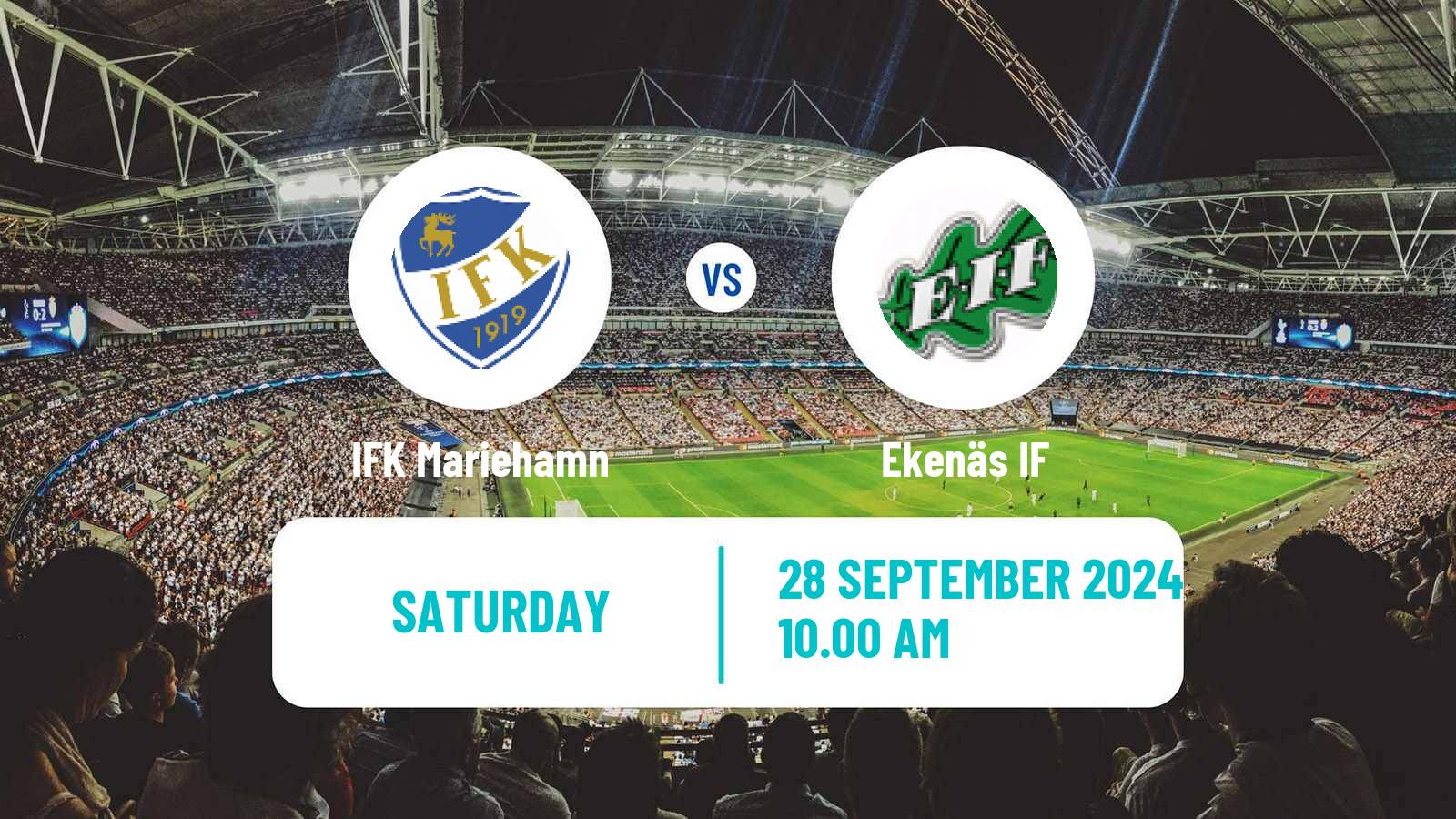 Soccer Finnish Veikkausliiga IFK Mariehamn - Ekenäs