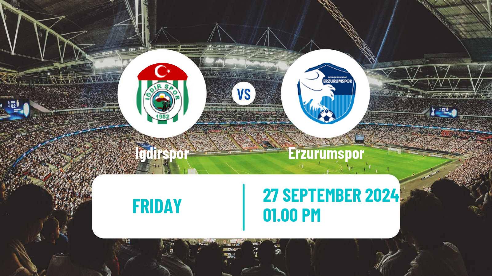 Soccer Turkish First League Igdirspor - Erzurumspor