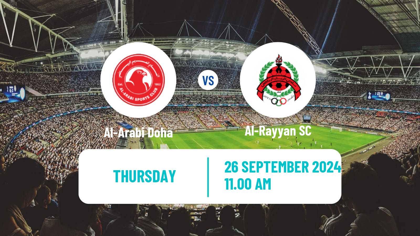 Soccer Qatar QSL Al-Arabi Doha - Al-Rayyan