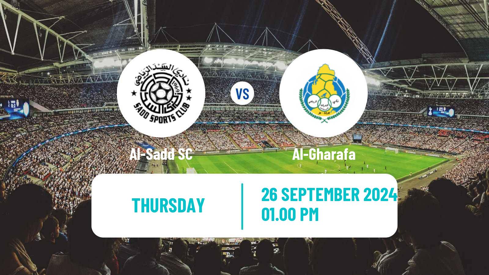 Soccer Qatar QSL Al-Sadd - Al-Gharafa