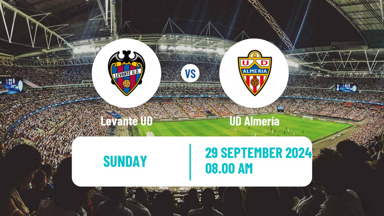 Soccer Spanish LaLiga2 Levante - Almería