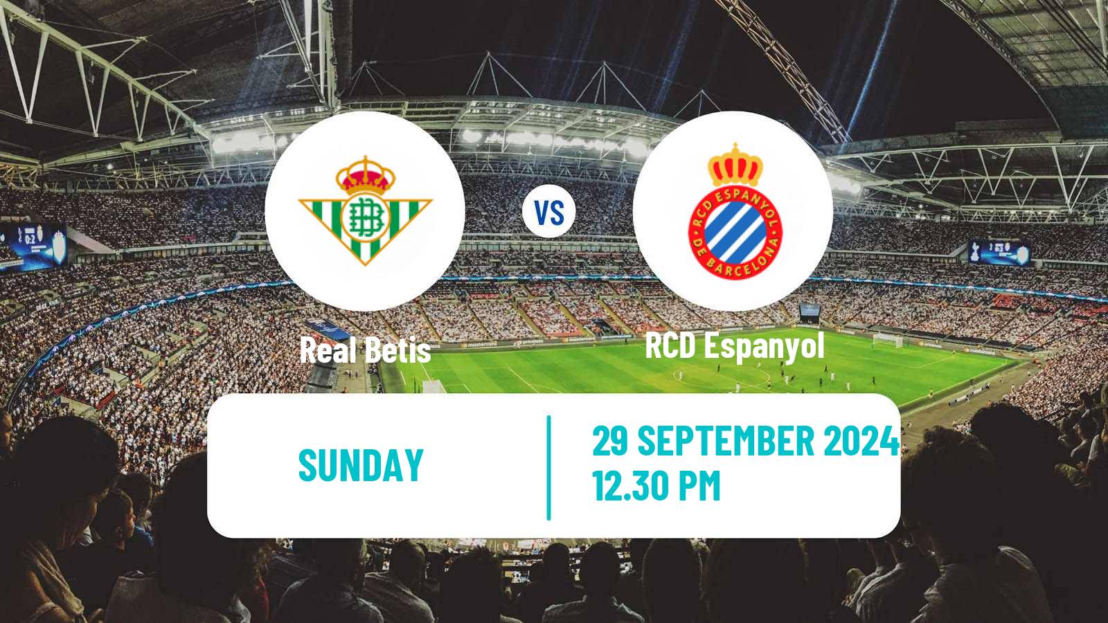 Soccer Spanish LaLiga Betis - Espanyol