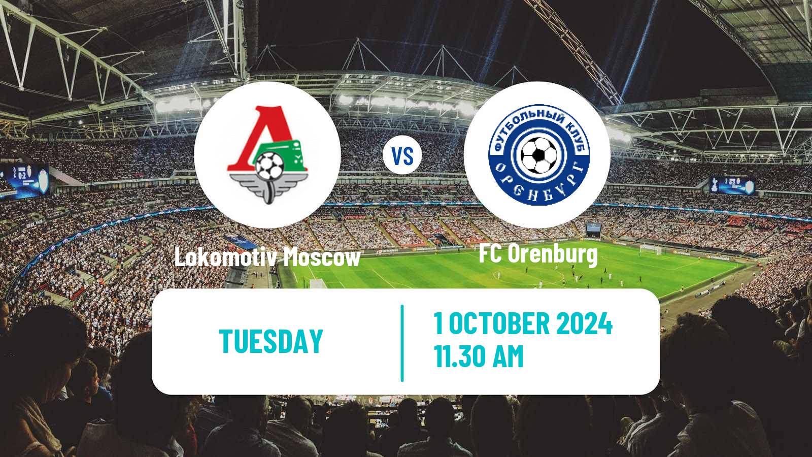 Soccer Russian Cup Lokomotiv Moscow - Orenburg