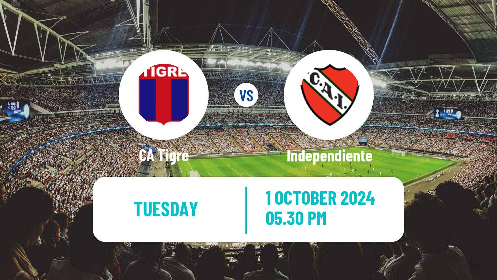 Soccer Argentinian Liga Profesional Tigre - Independiente