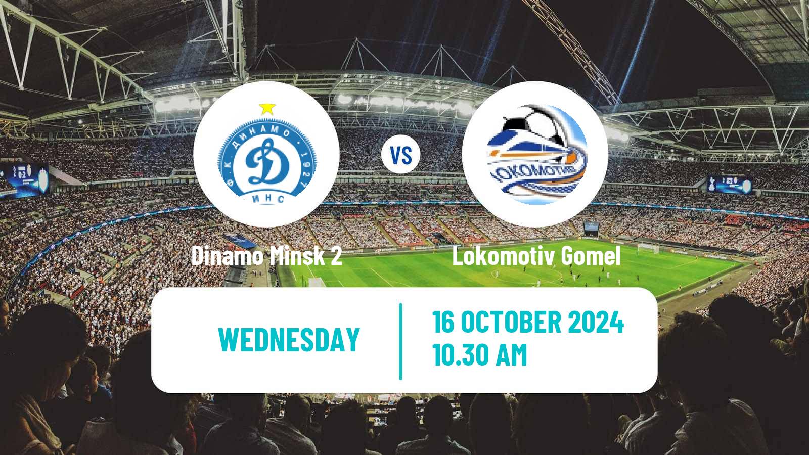 Soccer Belarusian Pershaya Liga Dinamo Minsk 2 - Lokomotiv Gomel