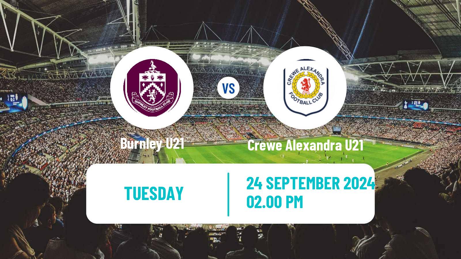 Soccer English Professional Development League Burnley U21 - Crewe Alexandra U21