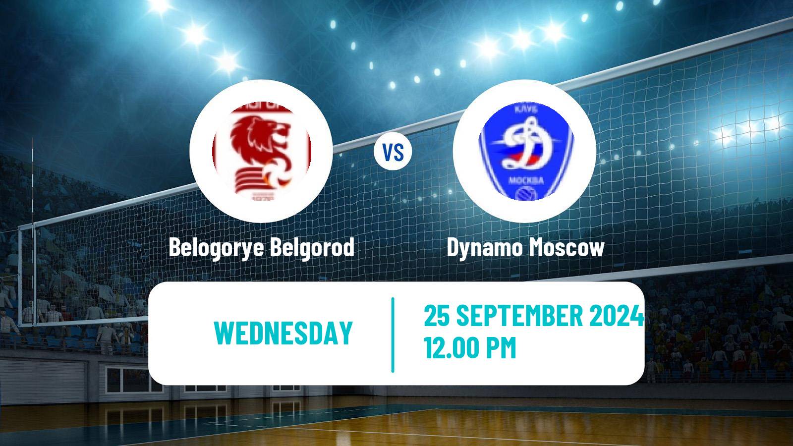 Volleyball Russian Super League Volleyball Belogorye Belgorod - Dynamo Moscow