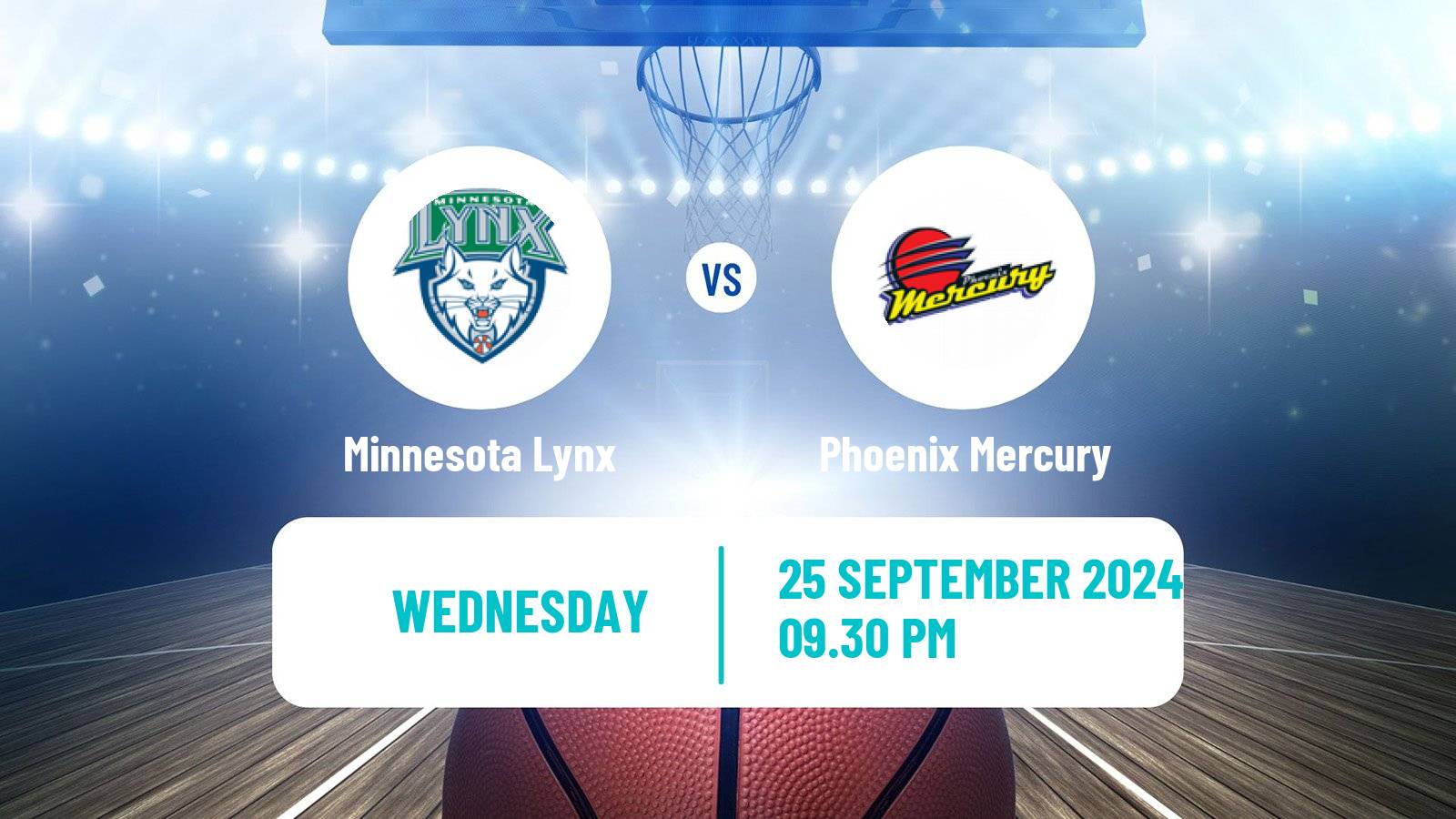 Basketball WNBA Minnesota Lynx - Phoenix Mercury