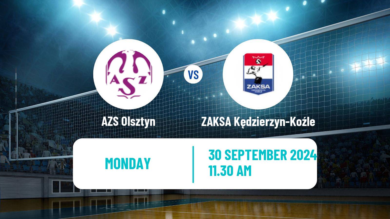 Volleyball Polish PlusLiga AZS Olsztyn - ZAKSA Kędzierzyn-Koźle