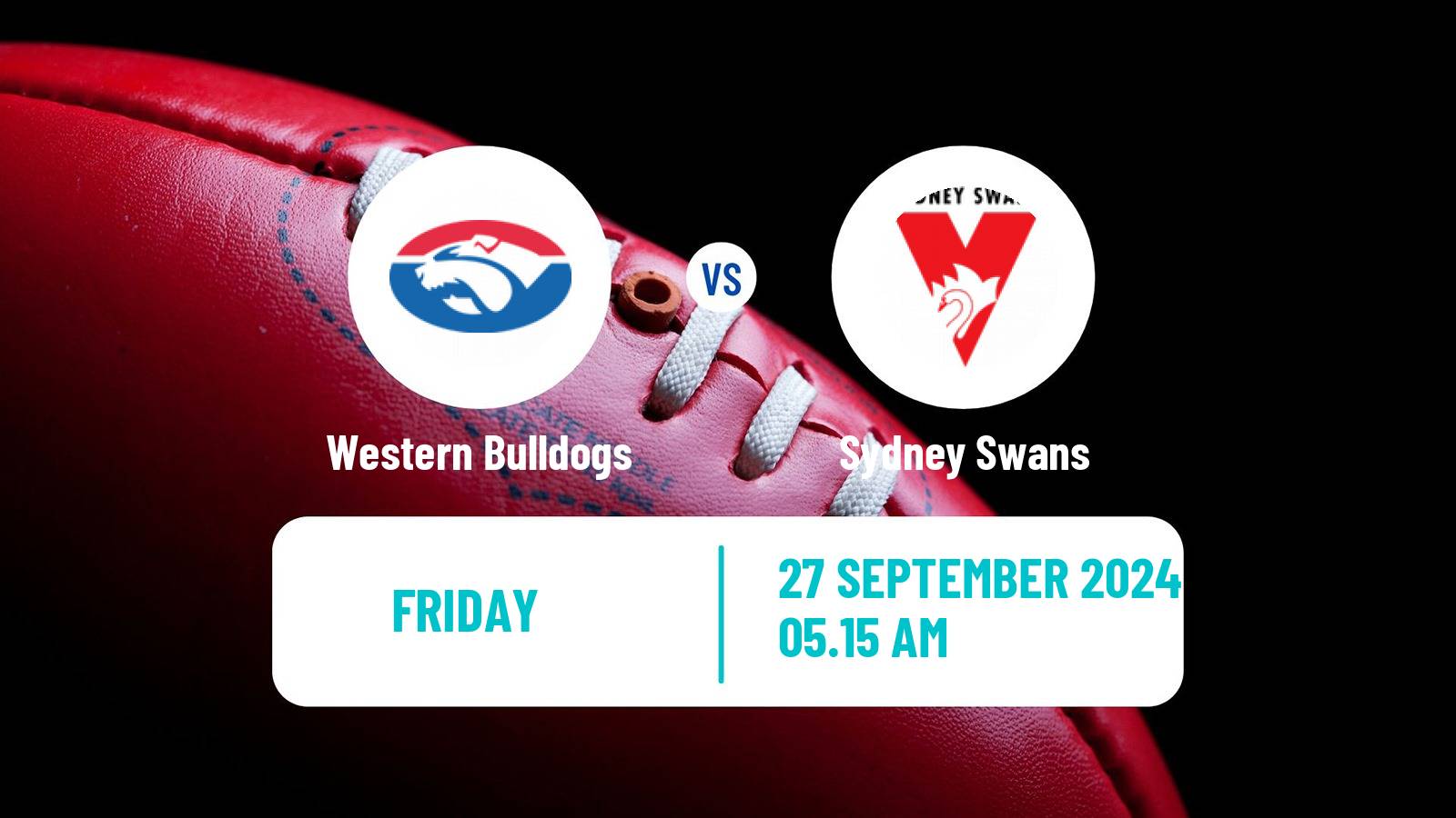 Aussie rules AFL Women Western Bulldogs - Sydney Swans