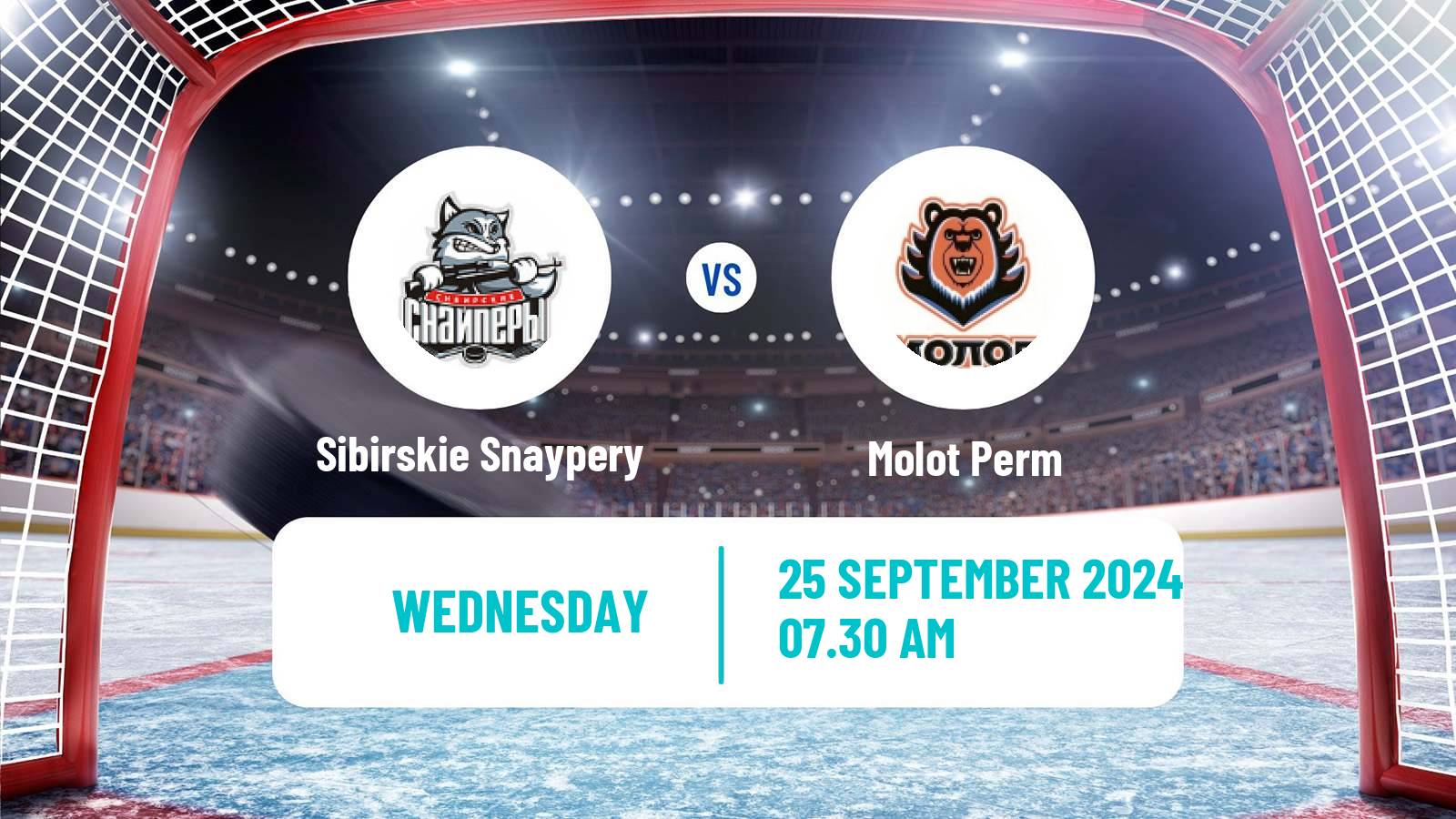 Hockey MHL Sibirskie Snaypery - Molot Perm