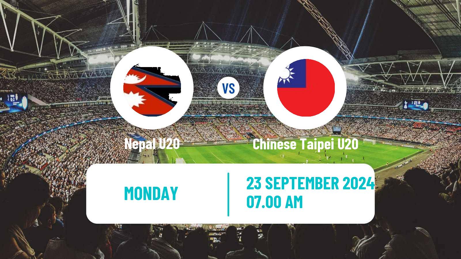 Soccer AFC Championship U20 Nepal U20 - Chinese Taipei U20