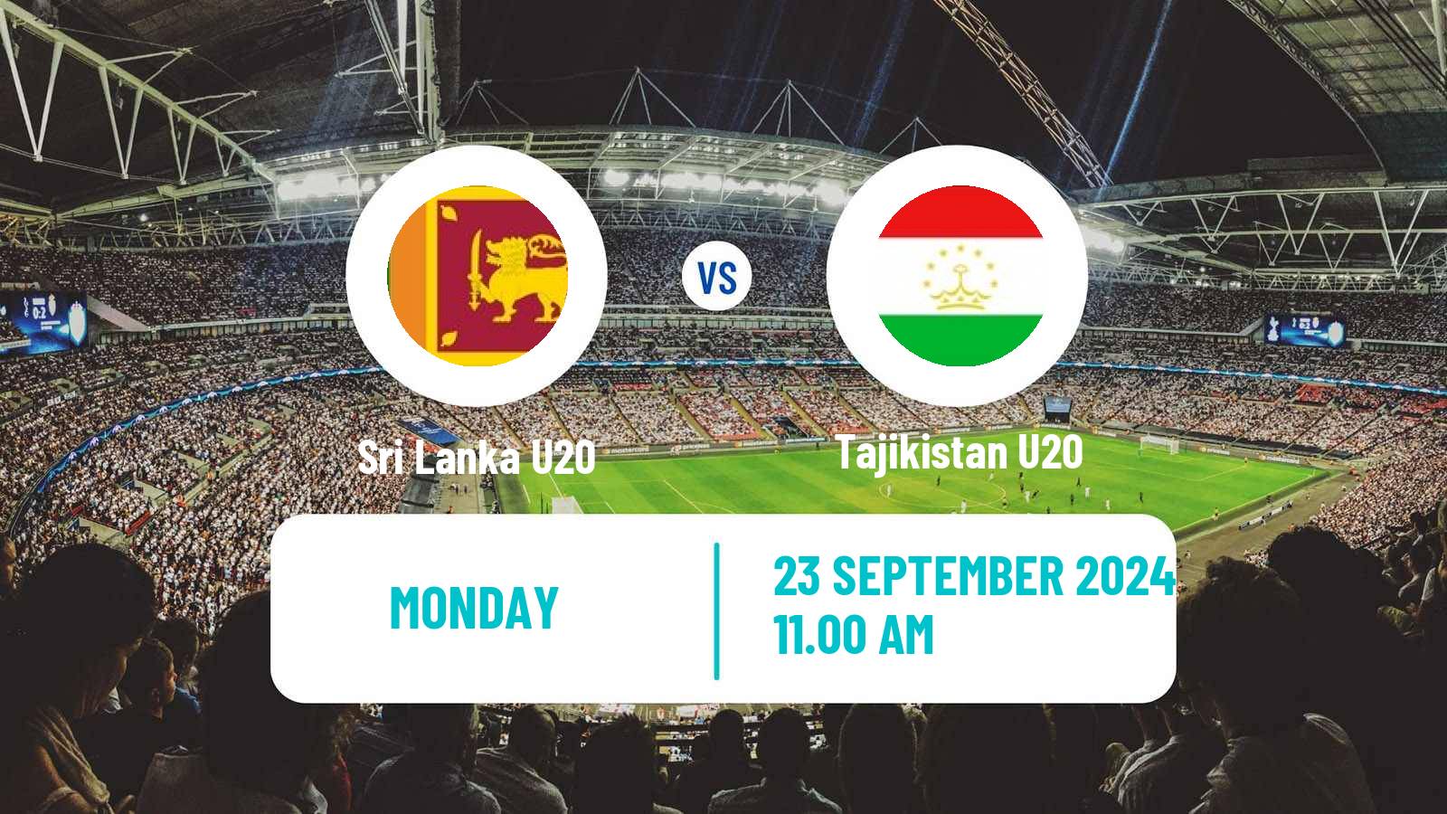 Soccer AFC Championship U20 Sri Lanka U20 - Tajikistan U20