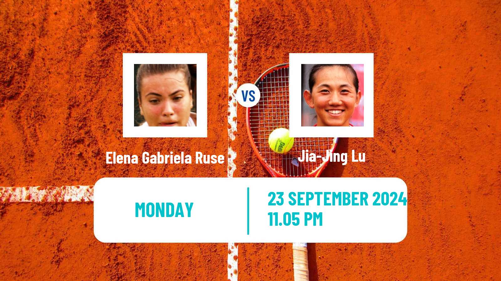 Tennis WTA Beijing Elena Gabriela Ruse - Jia-Jing Lu