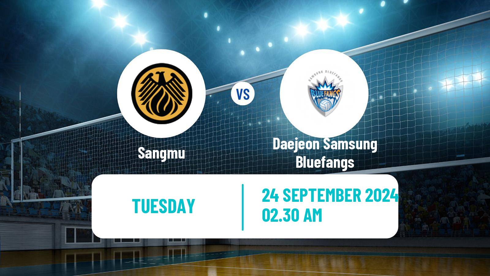 Volleyball South Korean KOVO Cup Volleyball Sangmu - Daejeon Samsung Bluefangs