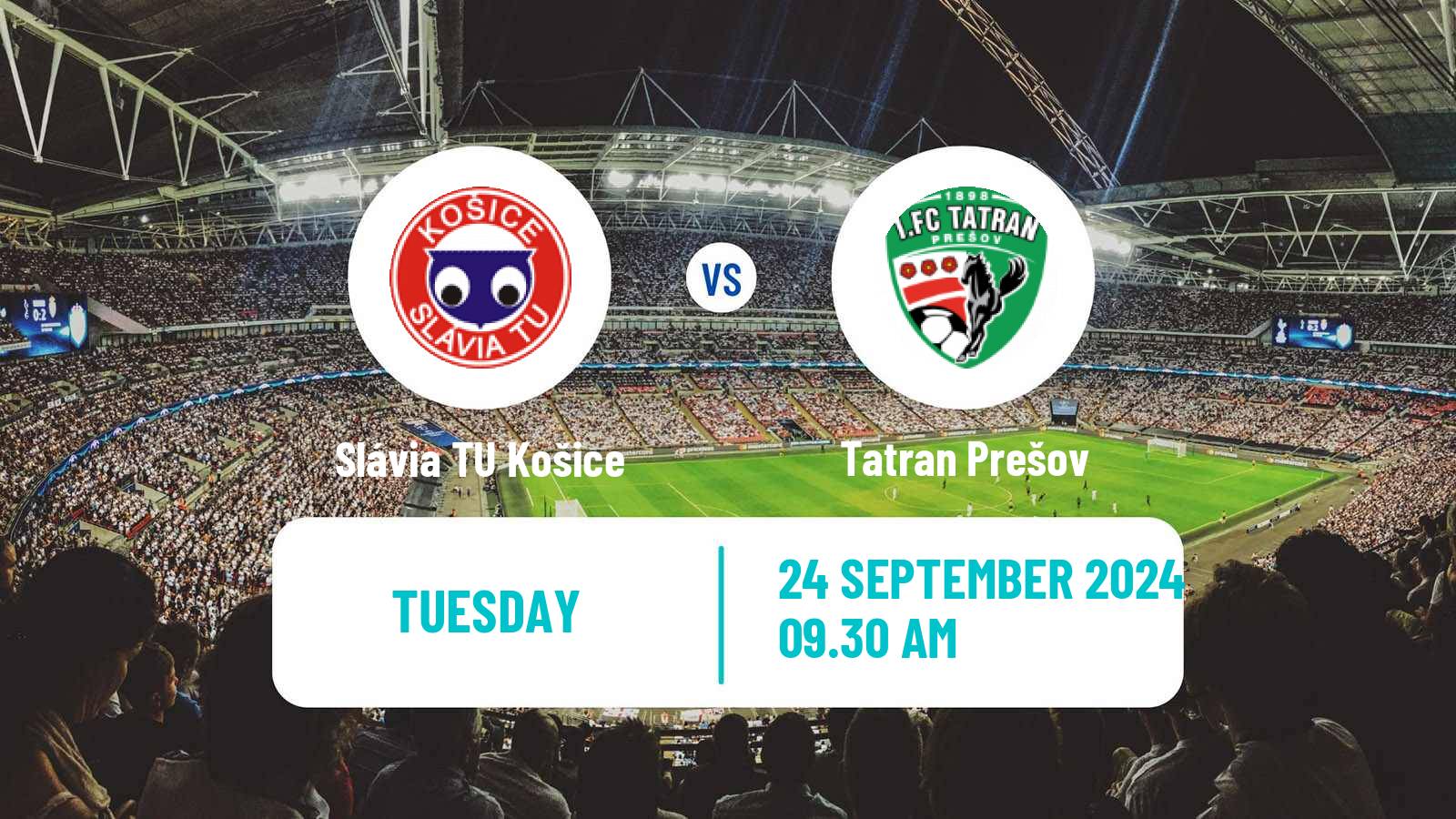 Soccer Slovak Cup Slávia TU Košice - Tatran Prešov