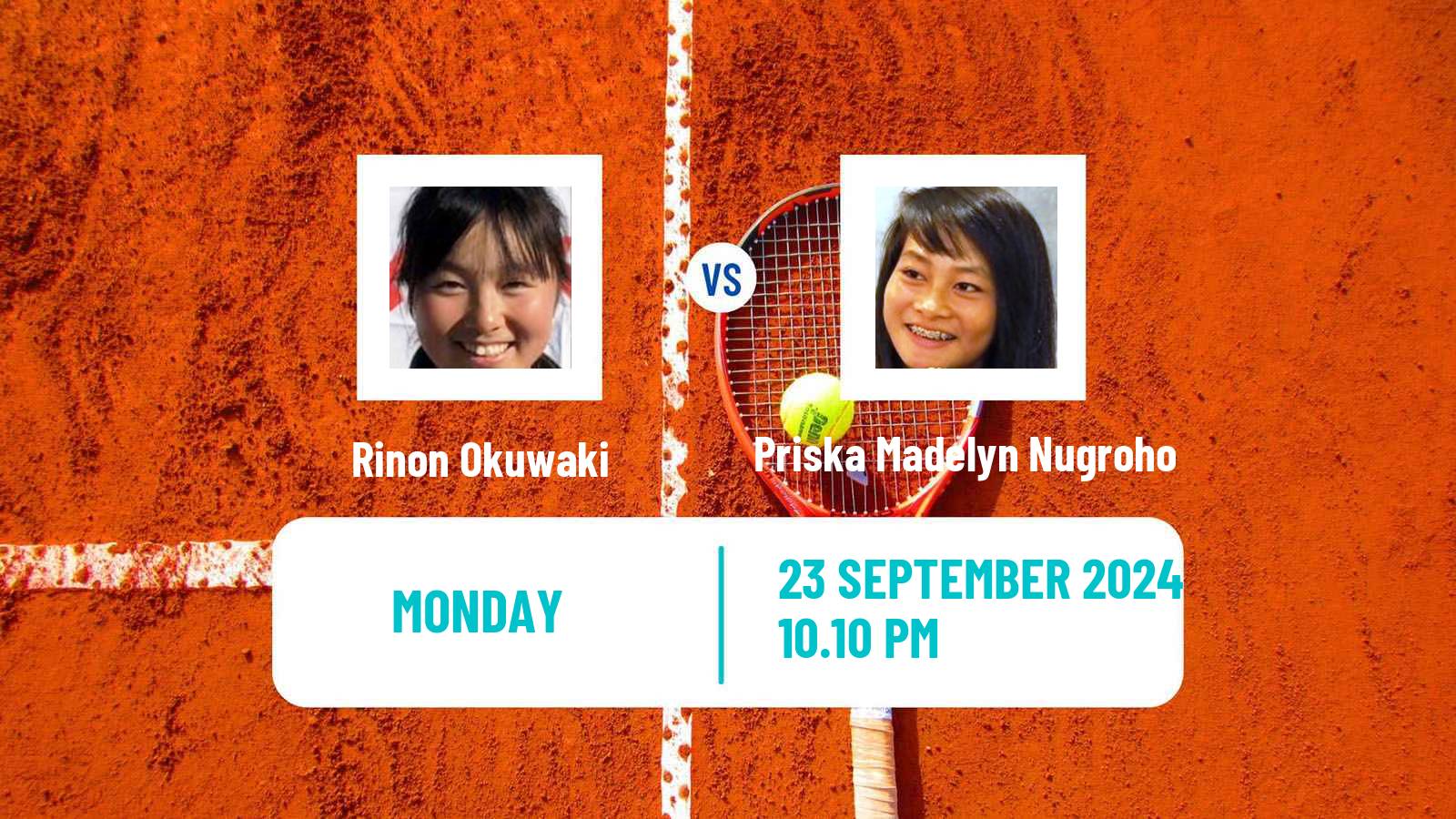 Tennis ITF W50 Nanao Women Rinon Okuwaki - Priska Madelyn Nugroho