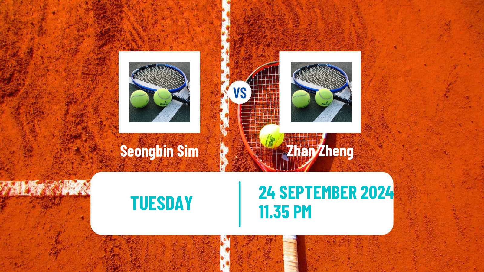 Tennis ITF M25 Fuzhou Men Seongbin Sim - Zhan Zheng