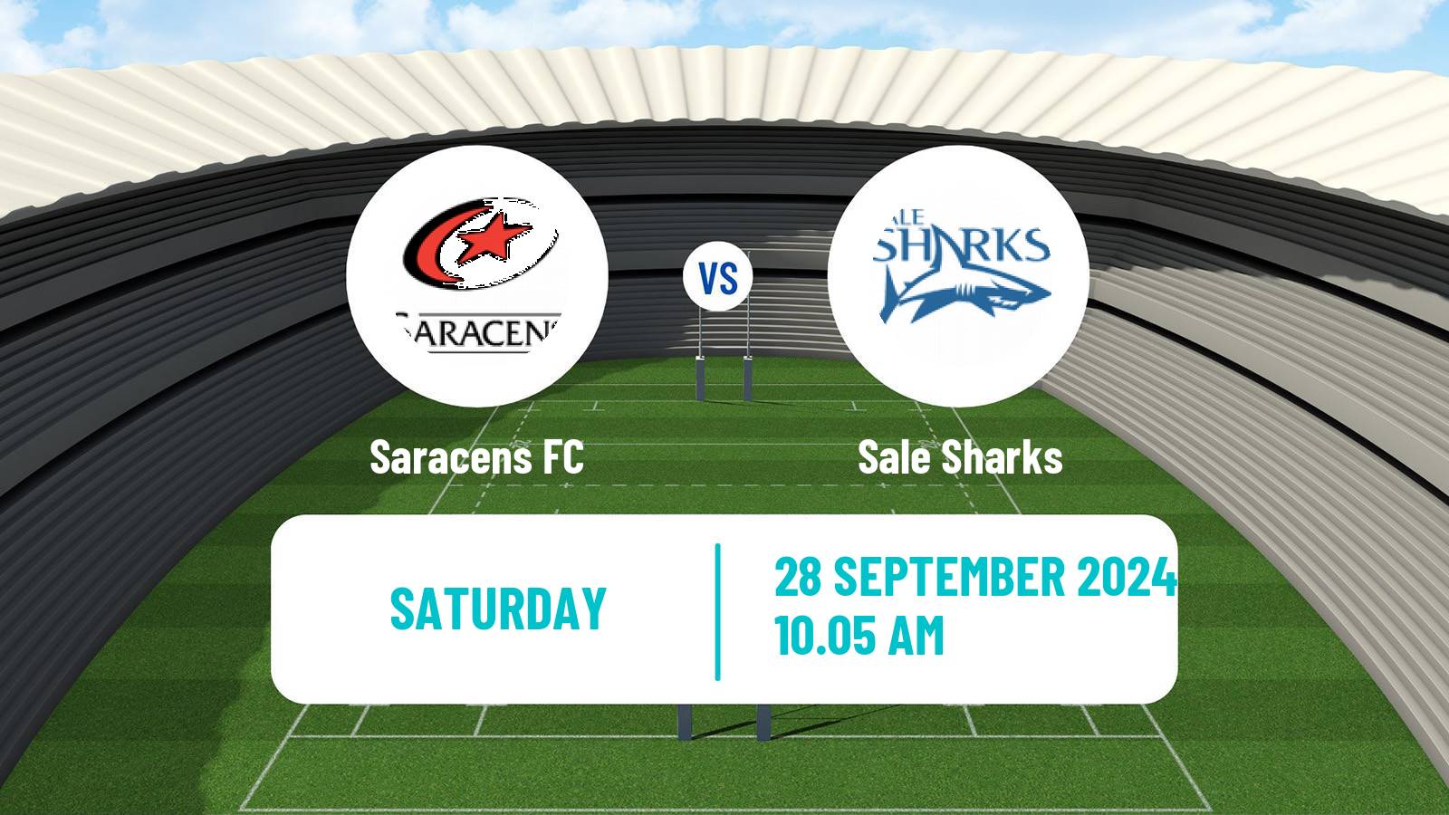 Rugby union English Premiership Rugby Saracens - Sale Sharks