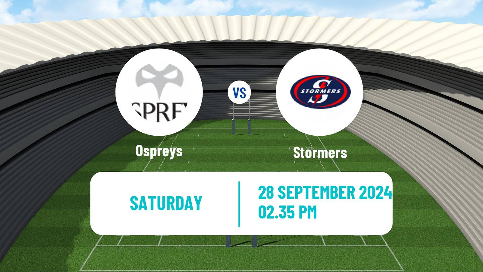 Rugby union United Rugby Championship Ospreys - Stormers