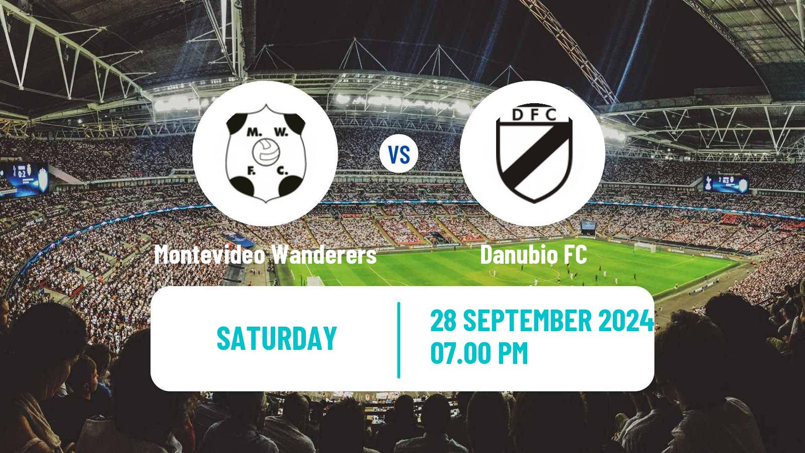 Soccer Uruguayan Primera Division Montevideo Wanderers - Danubio