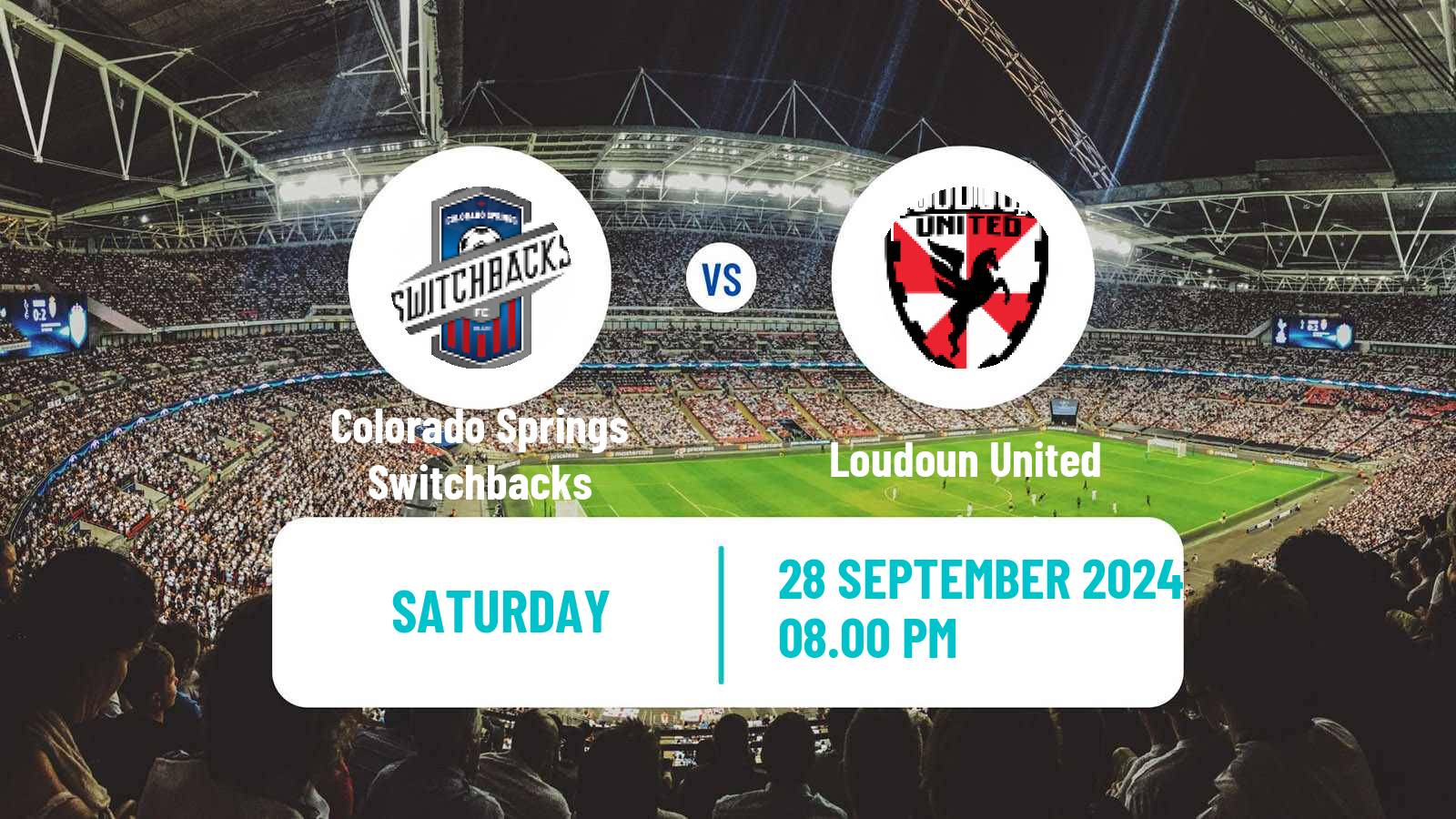 Soccer USL Championship Colorado Springs Switchbacks - Loudoun United