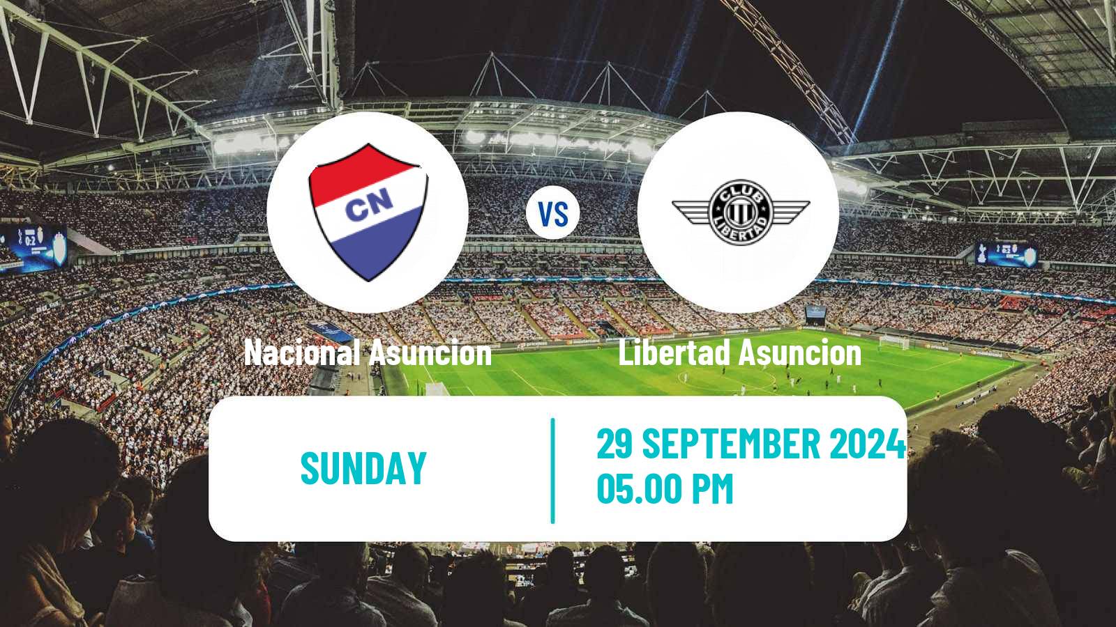 Soccer Paraguayan Primera Division Nacional Asuncion - Libertad Asuncion