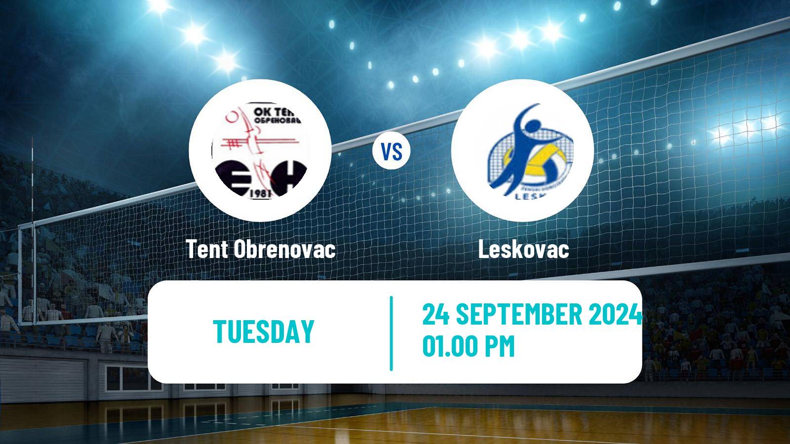 Volleyball Serbian Cup Volleyball Women Tent Obrenovac - Leskovac