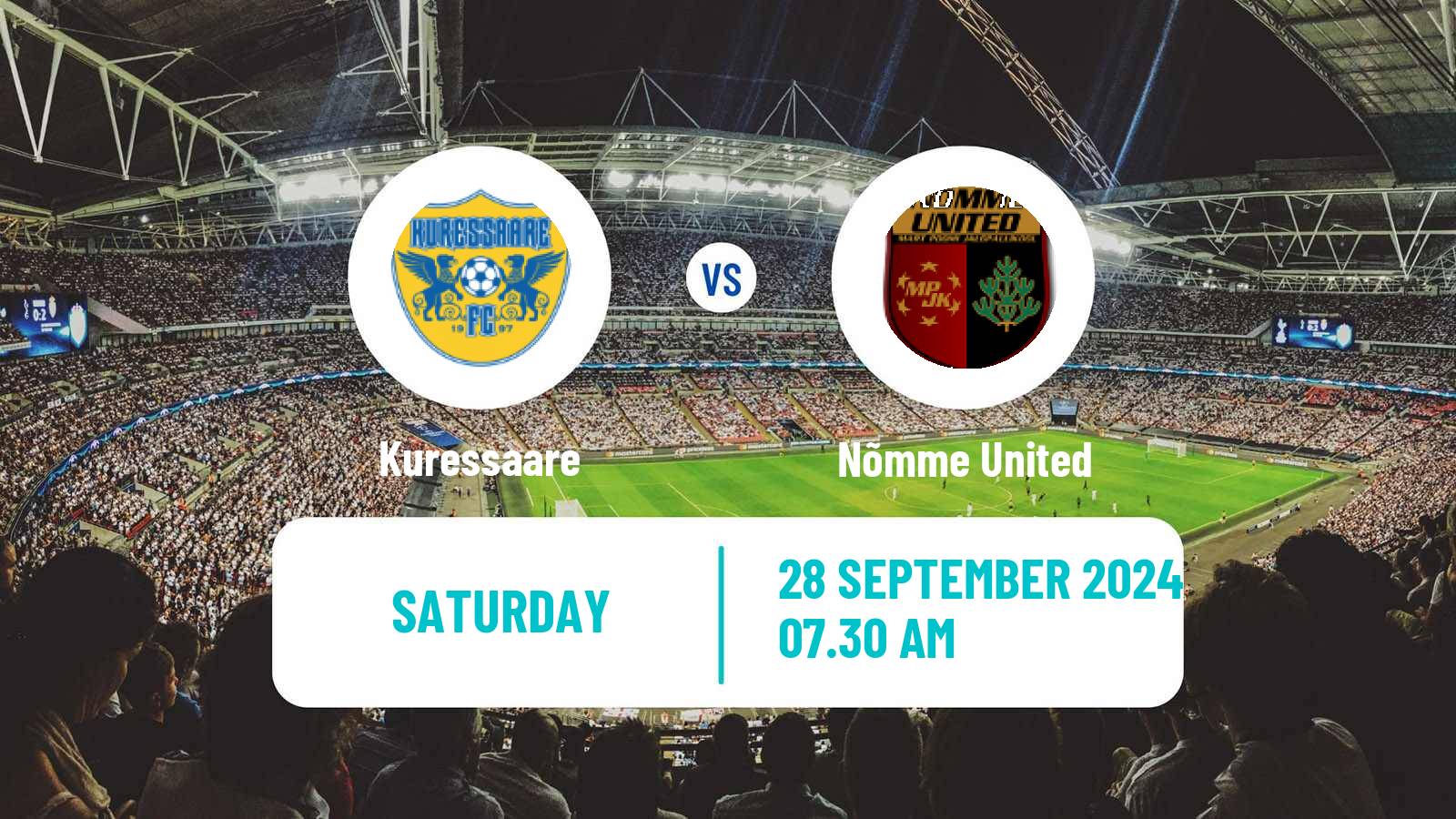 Soccer Estonian Meistriliiga Kuressaare - Nõmme United