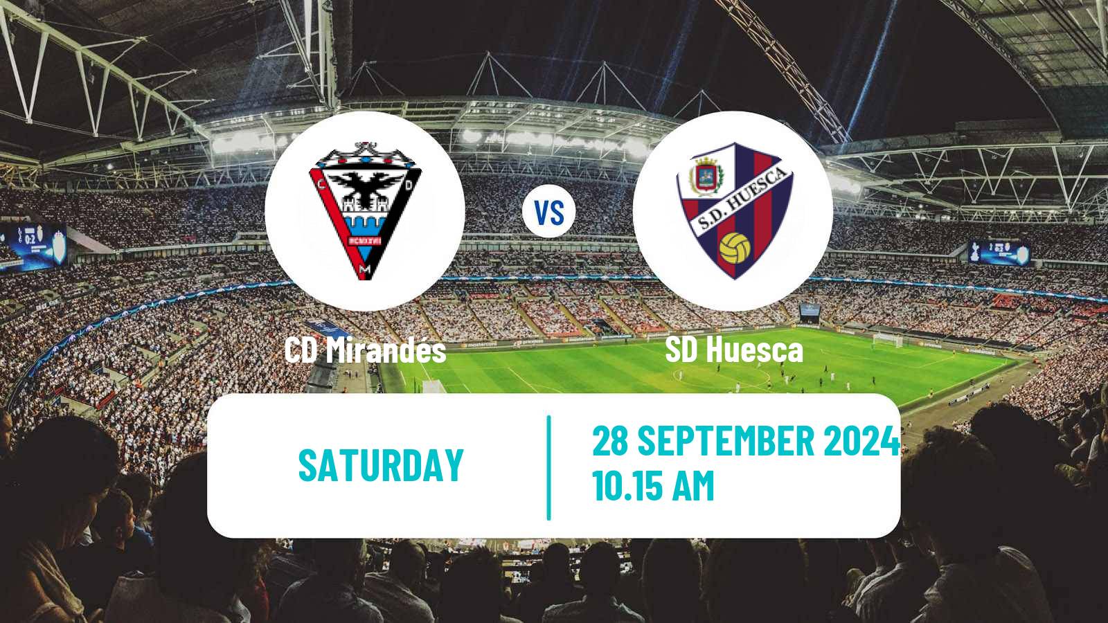 Soccer Spanish LaLiga2 Mirandés - Huesca