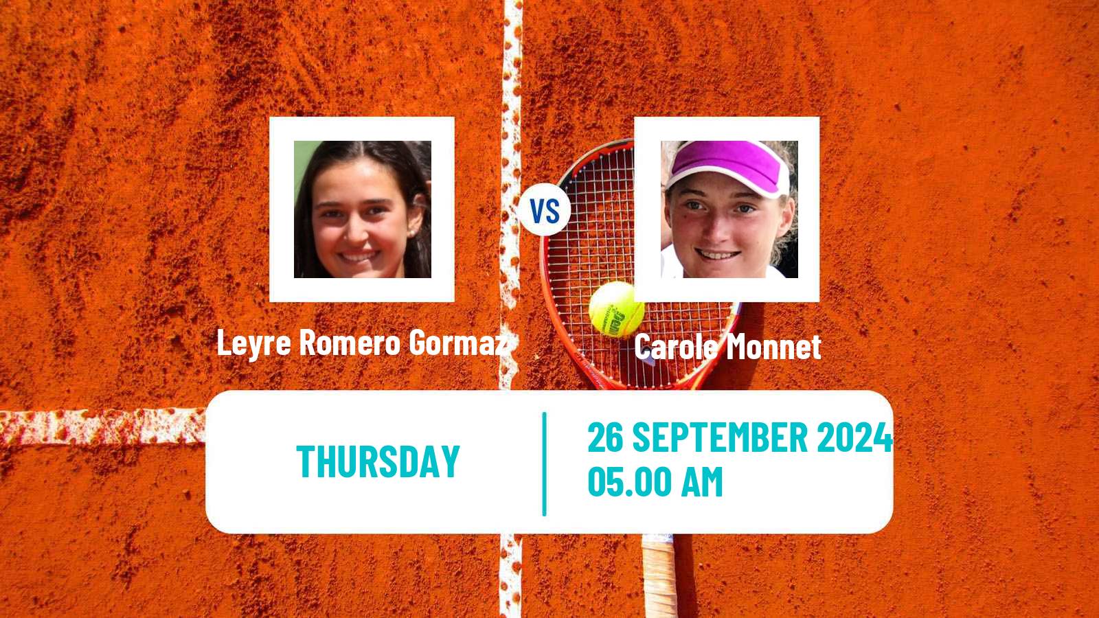 Tennis ITF W75 Lisbon Women Leyre Romero Gormaz - Carole Monnet