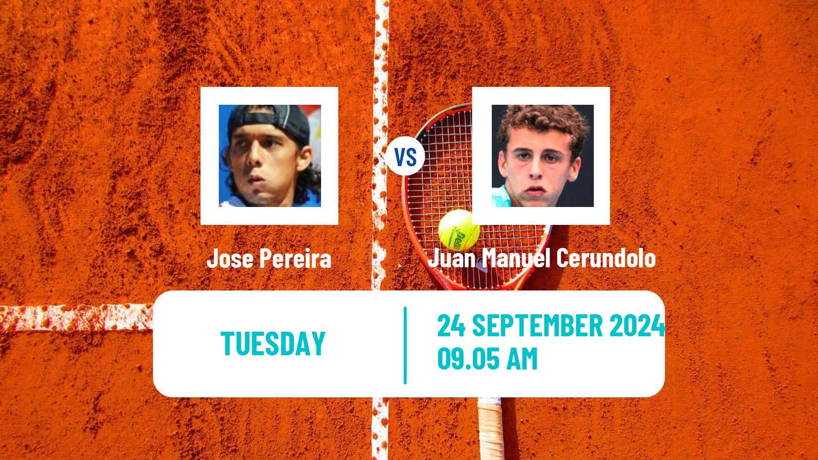 Tennis Antofagasta Challenger Men Jose Pereira - Juan Manuel Cerundolo