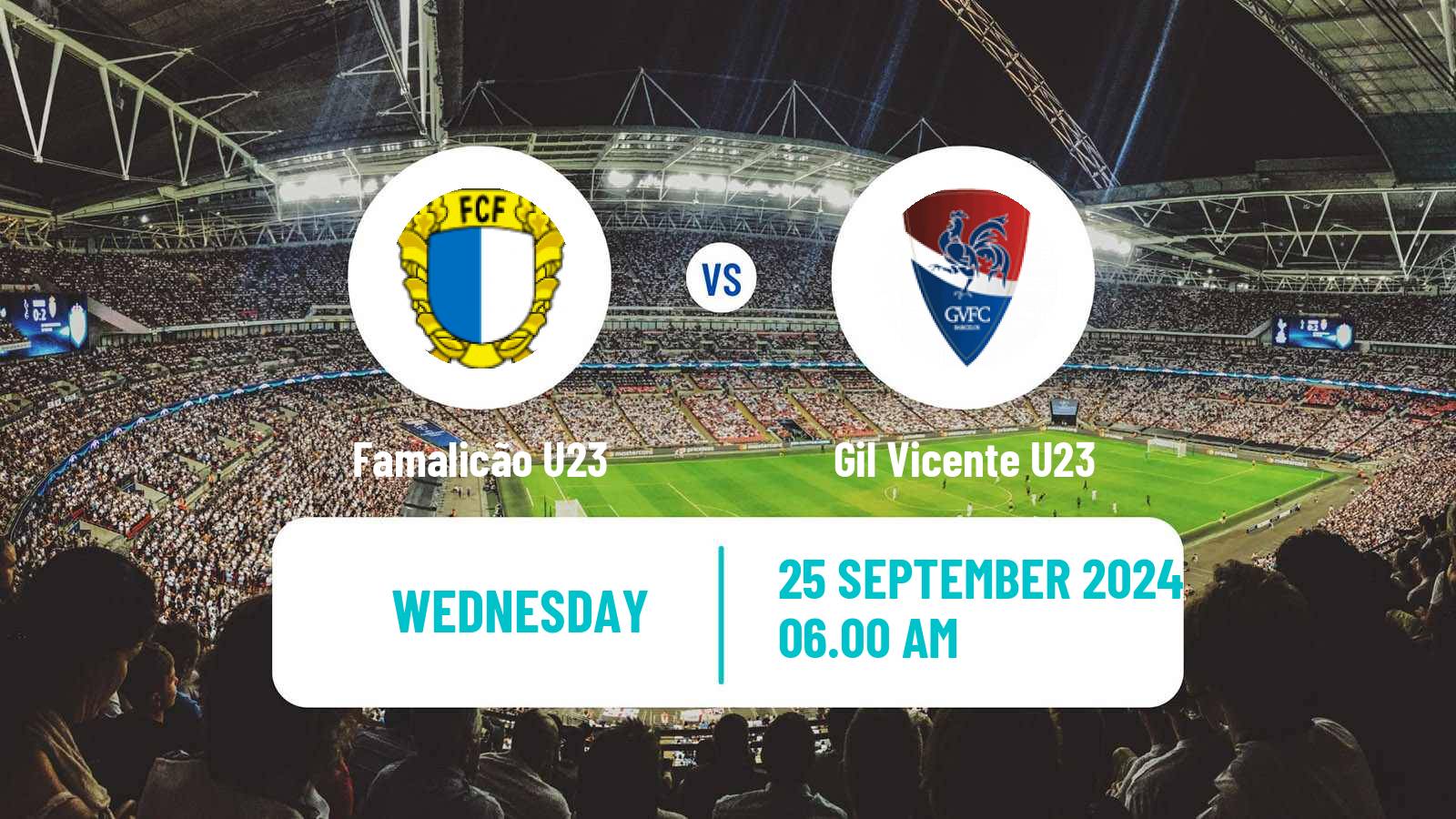 Soccer Portuguese Liga Revelacao U23 Famalicão U23 - Gil Vicente U23